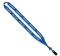3/4” Dye-Sublimated Lanyard with Metal Crimp
